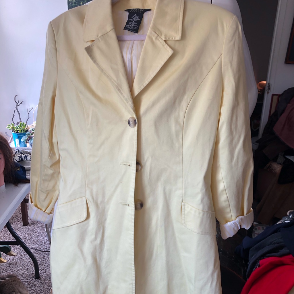 Jacket, Soft Yellow